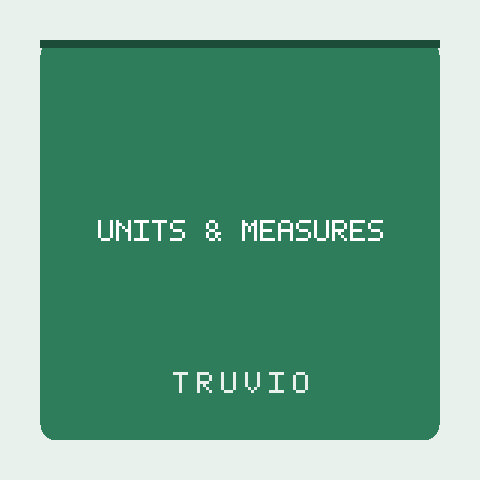 Truvio Unit Conversion Service 13